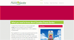Desktop Screenshot of canadianprairiegarden.com