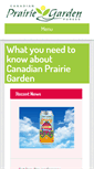 Mobile Screenshot of canadianprairiegarden.com
